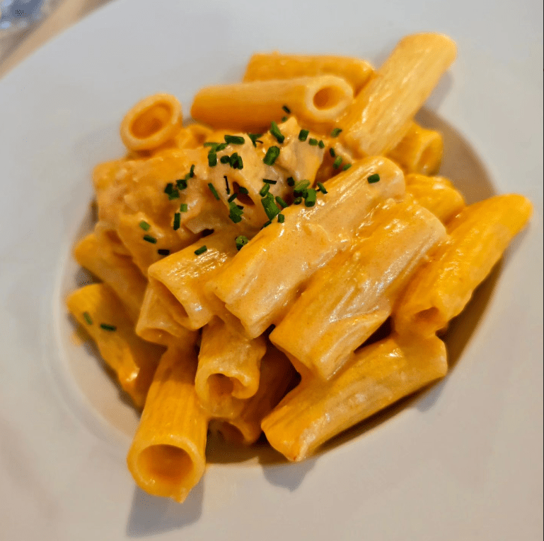 Plat de pasta de la cuina d’El Vell Nou